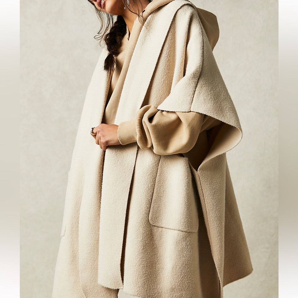 Free People Hooded Kimono